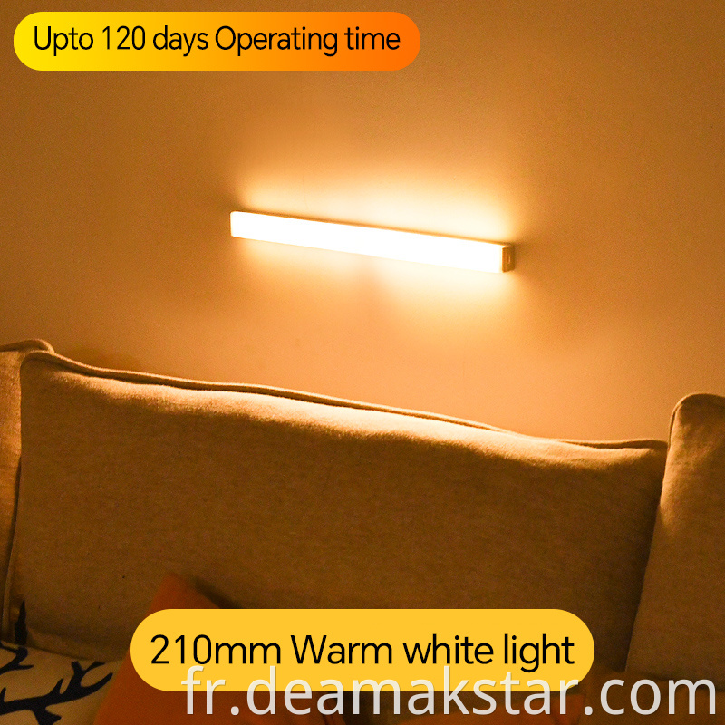 Led night lights with magnetic attraction